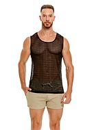 Men's tank top, knit net